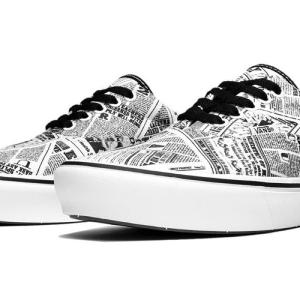Men’s Vans Era Comfy Cush Harry Potter Daily Prophet Shoes